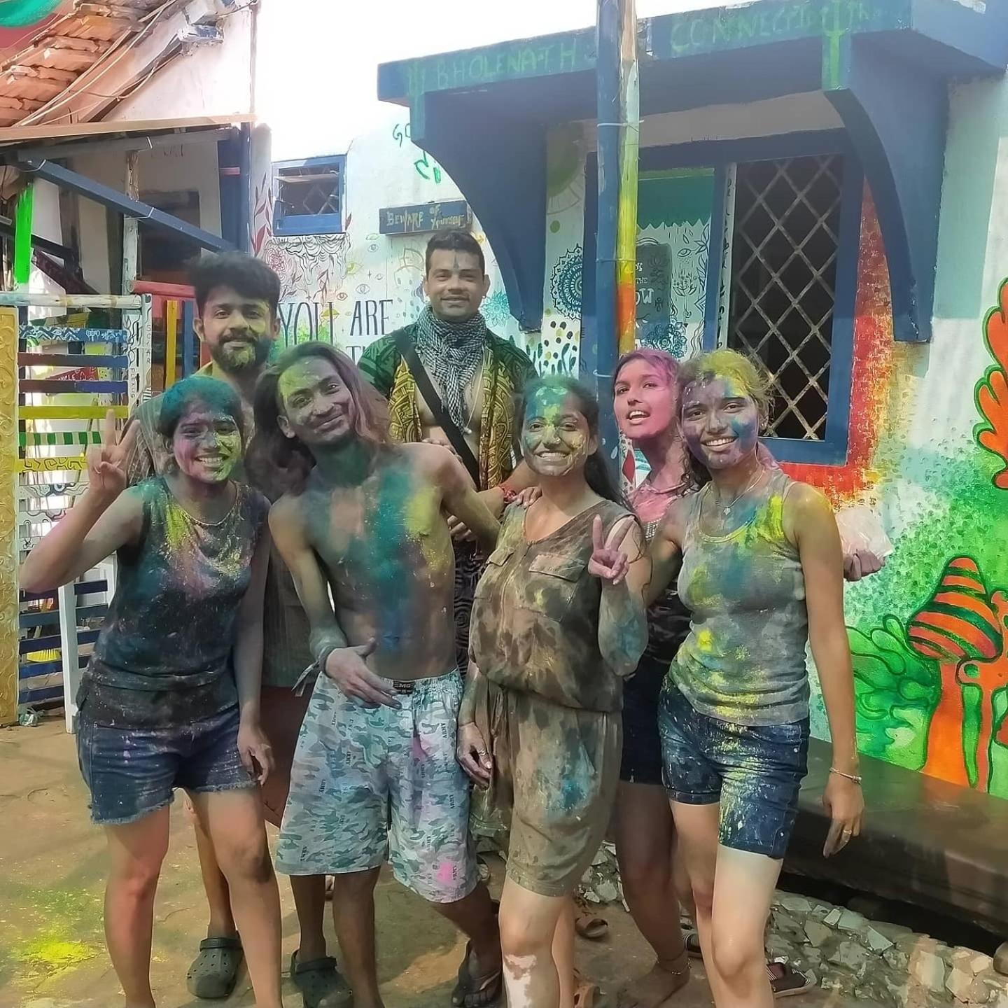 Hippies coworking hostel Anjuna Exterior foto